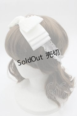 画像3: Shirley Temple / レースリボンヘアバンド 52-56CM 白 I-25-03-23-119-ET-AC-HD-ZT437