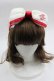 画像1: Shirley Temple / リボンオーガンジーヘアバンド 52-56CM 白Ｘ赤 I-25-03-23-121-ET-AC-HD-ZT437 (1)