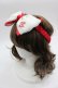 画像3: Shirley Temple / リボンオーガンジーヘアバンド 52-56CM 白Ｘ赤 I-25-03-23-121-ET-AC-HD-ZT437 (3)