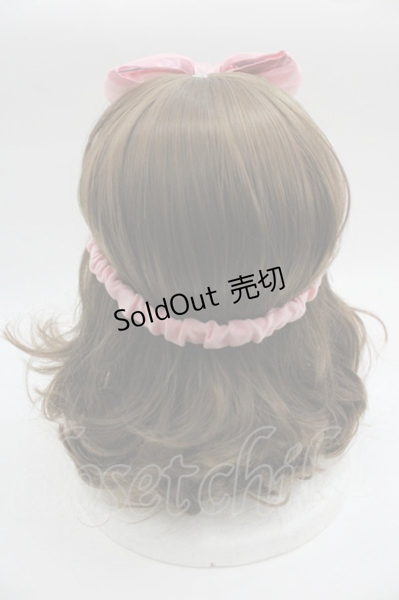 画像2: 【SALE】Shirley Temple / リボンオーガンジーヘアバンド  ピンク I-25-03-23-123-ET-AC-HD-ZT437-F002 (2)
