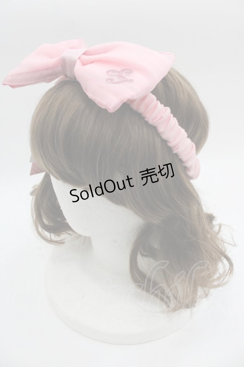 画像3: 【SALE】Shirley Temple / リボンオーガンジーヘアバンド  ピンク I-25-03-23-123-ET-AC-HD-ZT437-F002 (3)