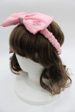 画像3: 【SALE】Shirley Temple / リボンオーガンジーヘアバンド  ピンク I-25-03-23-123-ET-AC-HD-ZT437-F002 (3)