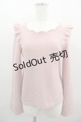 LOLITAその他(お買取対象外) / パール付き後ろ編み上げトップス M ピンク I-25-03-23-028-LO-TO-HD-ZI