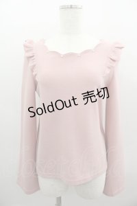 LOLITAその他(お買取対象外) / パール付き後ろ編み上げトップス M ピンク I-25-03-23-028-LO-TO-HD-ZI