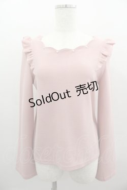 画像1: LOLITAその他(お買取対象外) / パール付き後ろ編み上げトップス M ピンク I-25-03-23-028-LO-TO-HD-ZI