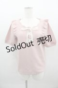 LOLITAその他(お買取対象外) / 襟ぐりスカラップ半袖トップス  ピンク I-25-03-23-029-LO-TO-HD-ZI