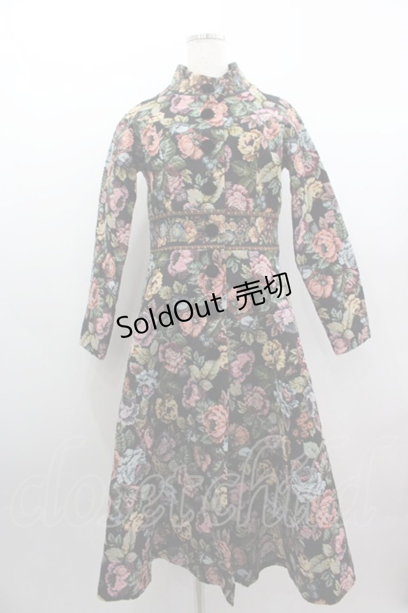 画像1: Juliette et Justine / COAT ラ スキュルテ デュ ラ ローズ  黒 I-25-03-23-048-CL-CO-HD-ZT-C063 (1)