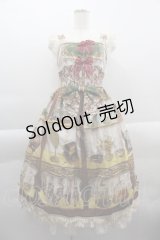 BABY,THE STARS SHINE BRIGHT / Labyrinth Collection Room 古城に眠る秘密の部屋 柄 Mireilleジャンパースカート  生成 I-25-03-29-050-BA-OP-HD-OS