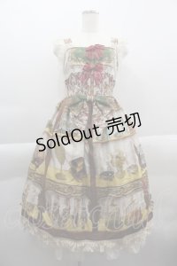 BABY,THE STARS SHINE BRIGHT / Labyrinth Collection Room 古城に眠る秘密の部屋 柄 Mireilleジャンパースカート  生成 I-25-03-29-050-BA-OP-HD-OS