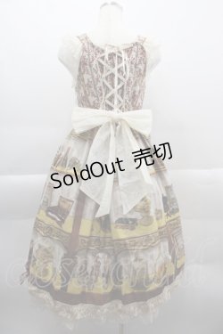 画像2: BABY,THE STARS SHINE BRIGHT / Labyrinth Collection Room 古城に眠る秘密の部屋 柄 Mireilleジャンパースカート  生成 I-25-03-29-050-BA-OP-HD-OS