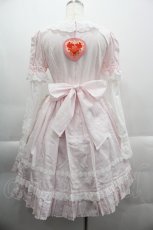 画像2: BABY,THE STARS SHINE BRIGHT / Lovely Strawberryワンピース  ピンクＸ白 I-25-03-29-055-BA-OP-HD-ZI (2)