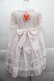 画像2: BABY,THE STARS SHINE BRIGHT / Lovely Strawberryワンピース  ピンクＸ白 I-25-03-29-055-BA-OP-HD-ZI (2)