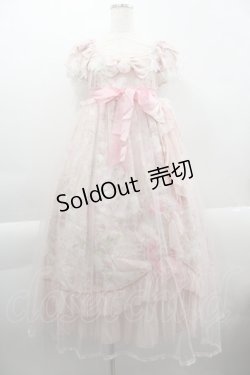 画像1: BABY,THE STARS SHINE BRIGHT / Le jardin horloge fleurieワンピース  ピンク I-25-03-29-060-BA-OP-HD-ZI