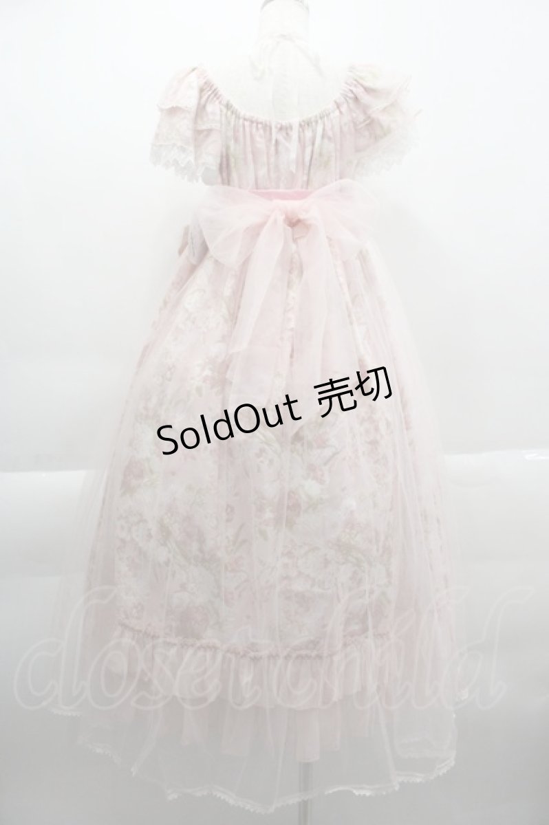 画像2: BABY,THE STARS SHINE BRIGHT / Le jardin horloge fleurieワンピース  ピンク I-25-03-29-060-BA-OP-HD-ZI (2)