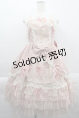 BABY,THE STARS SHINE BRIGHT / Juliet Floriaジャンパースカート  ピンク I-25-03-29-063-BA-OP-HD-ZI