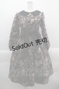Q-pot. / スウィートベアカヌレパフスリーブドレス  ブラウン I-25-03-29-071-QP-OP-HD-ZI