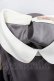 画像3: Amavel / 丸襟&袖先レースワンピース  グレーＸ白 I-25-03-29-072-CA-OP-HD-ZI (3)