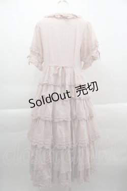 画像2: PINK HOUSE / Berry Rose刺繍入りパッチワーク風ワンピース  ピンク I-25-03-29-081-LO-OP-HD-ZI