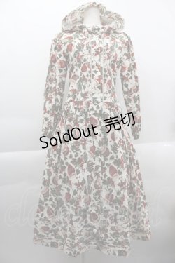 画像1: PINK HOUSE / ジャム瓶柄フード付きワンピース  アイボリー I-25-03-29-083-LO-OP-HD-ZI