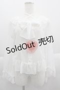 BABY,THE STARS SHINE BRIGHT / Juno’s Bouquet 姫袖ブラウス  白 I-25-03-29-010-BA-BL-HD-ZI