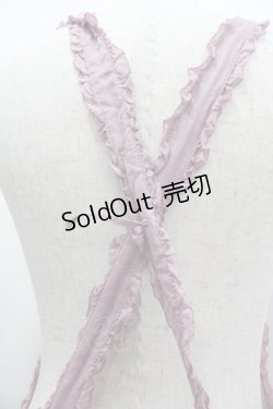 画像3: PINK HOUSE / サイドリボンピンタックエプロンタブリエ  ラベンダー I-25-03-29-098-LO-OP-HD-ZI