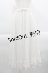 Favorite / 裾レーススカート  白 I-25-03-29-113-LO-SK-HD-ZI