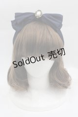 Morun x Muuna Stoik / Graceカチューシャ  ネイビー I-25-03-29-118-LO-ZA-HD-ZI