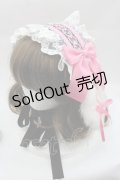 Royal Princess Alice / Strawberry Sweetsロップイヤーヘッドドレス  黒 I-25-03-29-121-LO-AC-HD-ZI