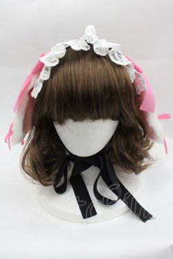 画像2: Royal Princess Alice / Strawberry Sweetsロップイヤーヘッドドレス  黒 I-25-03-29-121-LO-AC-HD-ZI