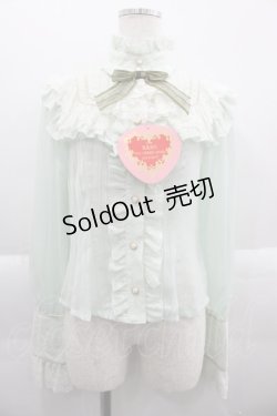画像1: BABY,THE STARS SHINE BRIGHT / Labyrinth Collection Room Princessブラウス  ミント I-25-03-29-014-BA-BL-HD-ZI