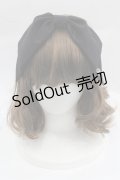 MILK / リボンヘアバンド  黒 I-25-03-29-124-ML-AC-HD-ZI