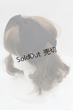 画像3: MILK / リボンヘアバンド  黒 I-25-03-29-124-ML-AC-HD-ZI