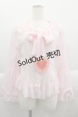 画像1: BABY,THE STARS SHINE BRIGHT / Juno’s Bouquet 姫袖ブラウス  ピンク I-25-03-29-019-BA-BL-HD-ZI