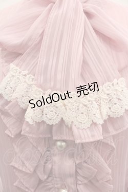 画像3: BABY,THE STARS SHINE BRIGHT / ストライプシフォンブラウス  ピンク I-25-03-29-020-BA-BL-HD-OS