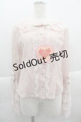 BABY,THE STARS SHINE BRIGHT / グラスグリーンのPastoral 羊飼いの恋歌 Biancaブラウス  ピンク I-25-03-29-023-BA-BL-HD-ZI