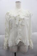 BABY,THE STARS SHINE BRIGHT / Be My Valentineシフォンレースアップブラウス  生成り I-25-03-29-003-BA-BL-HD-OS