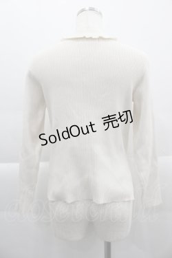画像2: Ank Rouge / ハイネックニットトップス  アイボリー I-25-03-29-025-CA-TO-HD-ZI