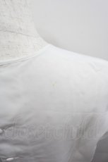 画像3: 【SALE】INGEBORG / ドットリボン切り替え半袖ブラウス  白Ｘ黒 I-25-03-29-040-LO-BL-HD-ZT228 (3)