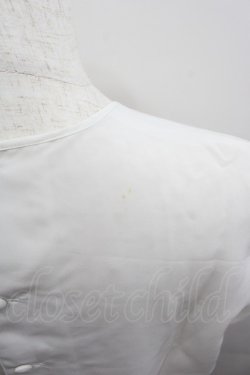 画像3: INGEBORG / ドットリボン切り替え半袖ブラウス  白Ｘ黒 I-25-03-29-040-LO-BL-HD-ZI