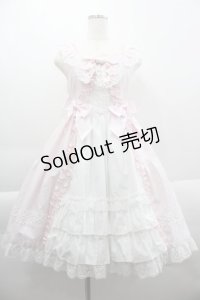 BABY,THE STARS SHINE BRIGHT / Pure Pearl bouquetジャンパースカート  ピンクＸ白 I-25-03-29-047-BA-OP-HD-ZI