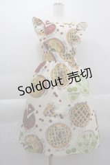 MILK / タルトエプロンドレス  アイボリー I-25-04-04-059-ML-OP-HD-ZI