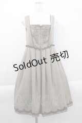 axes femme / アンティーク刺繍入りワンピース  ブラウン I-25-04-04-073-AX-OP-HD-ZI