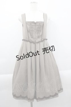 画像1: axes femme / アンティーク刺繍入りワンピース  ブラウン I-25-04-04-073-AX-OP-HD-ZI