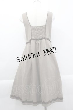 画像2: axes femme / アンティーク刺繍入りワンピース  ブラウン I-25-04-04-073-AX-OP-HD-ZI