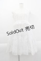 Moi-meme-Moitie / Church & Roses〜透き徹る秘めやかに交錯する薔薇園の聖壇〜 レースタブリエ  白 I-25-04-04-080-MO-OP-HD-ZI