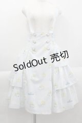 MIHO MATSUDA / [CINNAMOROLLコラボ] スカート・ジュエル  サックス I-25-04-04-091-GO-SK-HD-ZI