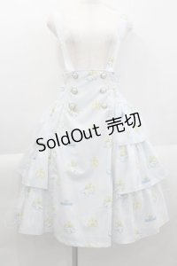 MIHO MATSUDA / [CINNAMOROLLコラボ] スカート・ジュエル  サックス I-25-04-04-091-GO-SK-HD-ZI