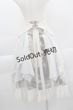 画像2: Ozz oneste / 天使絵画プリントスカート&チュールオーバースカートセット  アイボリー I-25-04-04-093-OO-SK-HD-ZI