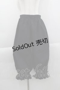 axes femme kawaii / コットンロングドロワーズ M ブラック I-25-04-04-096-AX-PA-HD-ZI