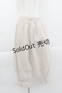 axes femme kawaii / コットンロングドロワーズ M キナリ I-25-04-04-097-AX-PA-HD-ZT496